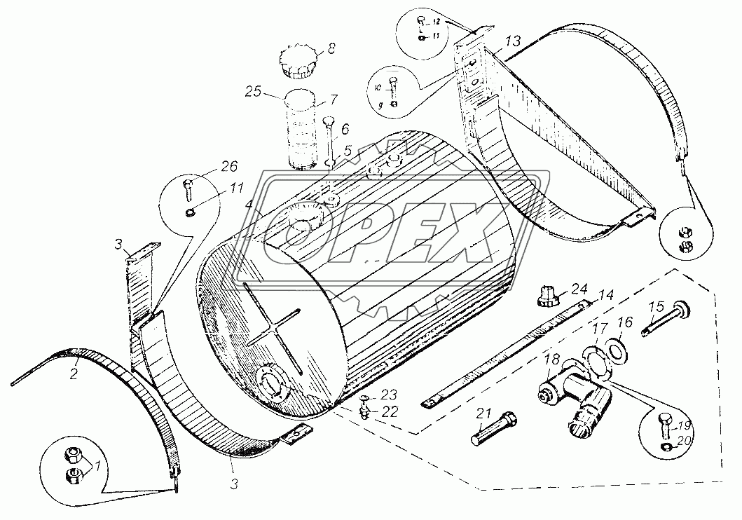 Бак масляный КС-3577.83.400