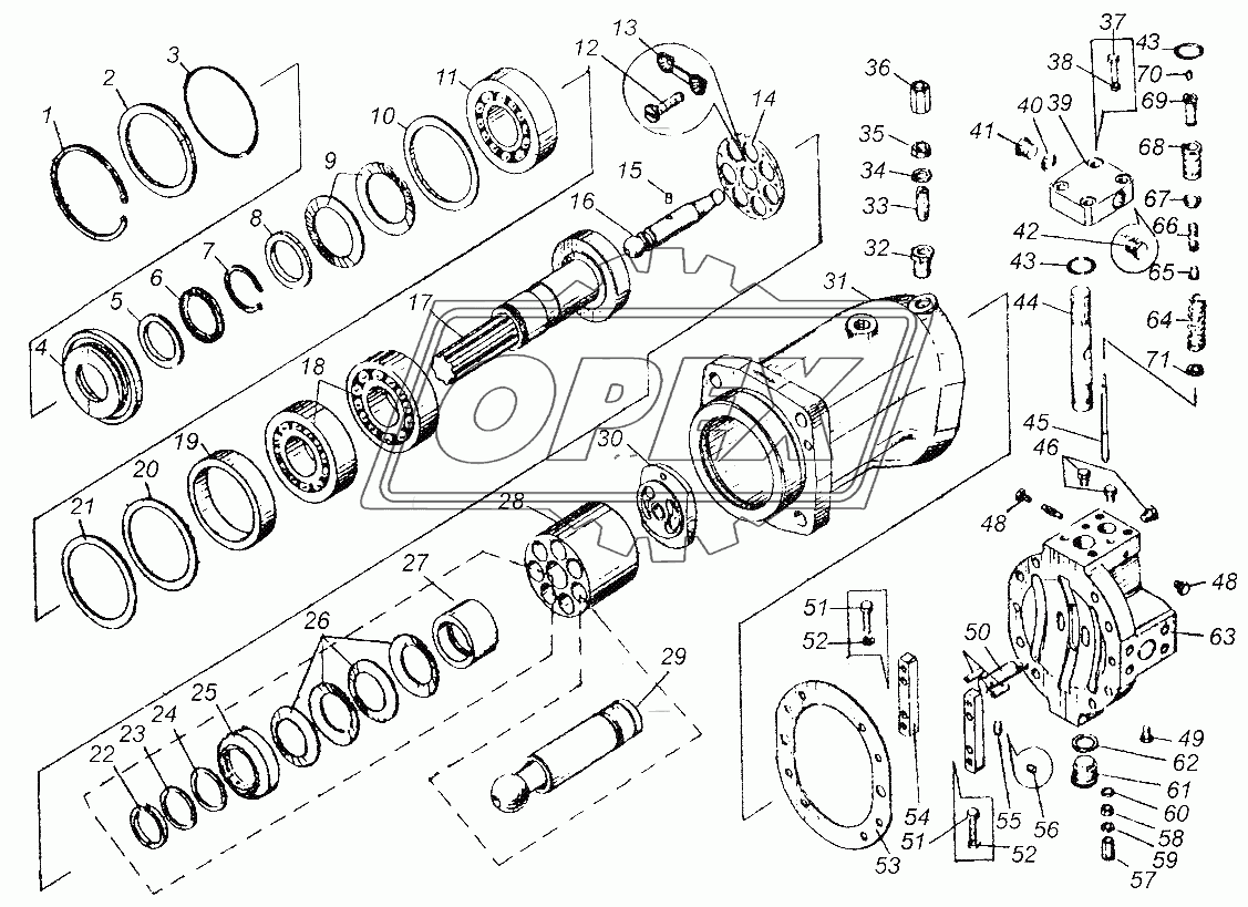 Гидромотор 209.25.21.21