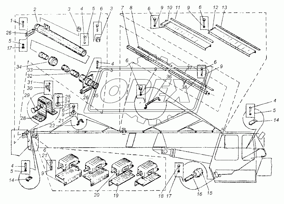 Установка прибора УАС-1 КС-3577.81.200