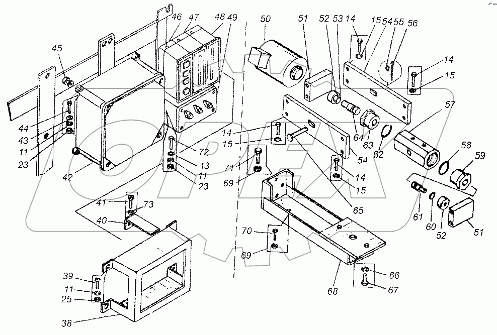 Установка ограничителя грузоподъемности КС-3577.81.700
