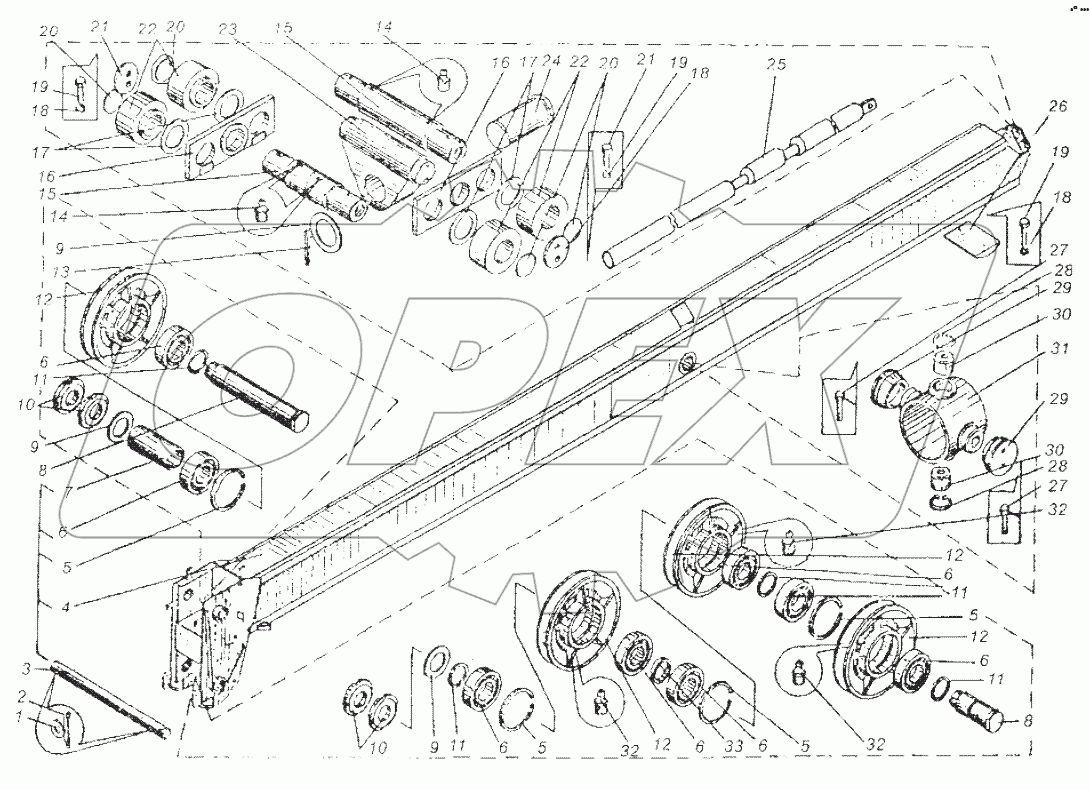 Стрела телескопическая КС-3577.63.100
