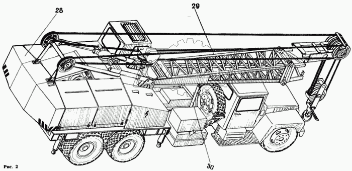 Кран автомобильный (общий вид) 2