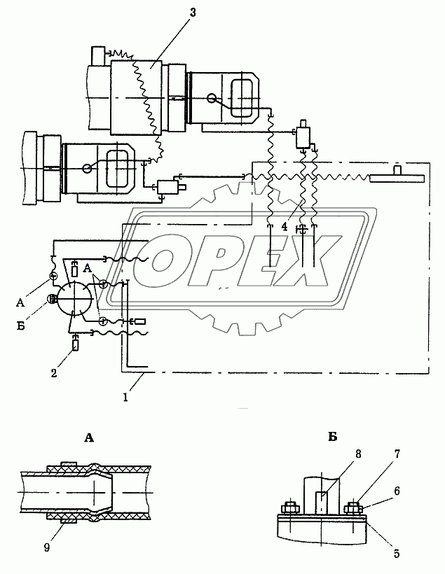 Гидрооборудование крана KC-6973A.84.000 1