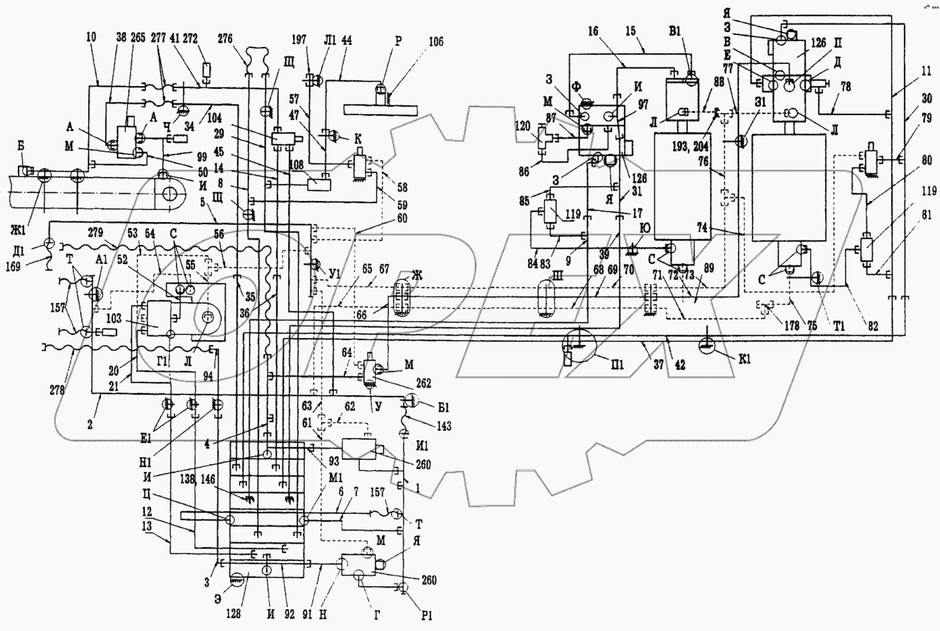 Гидрооборудование крана KC-6973A.84.000