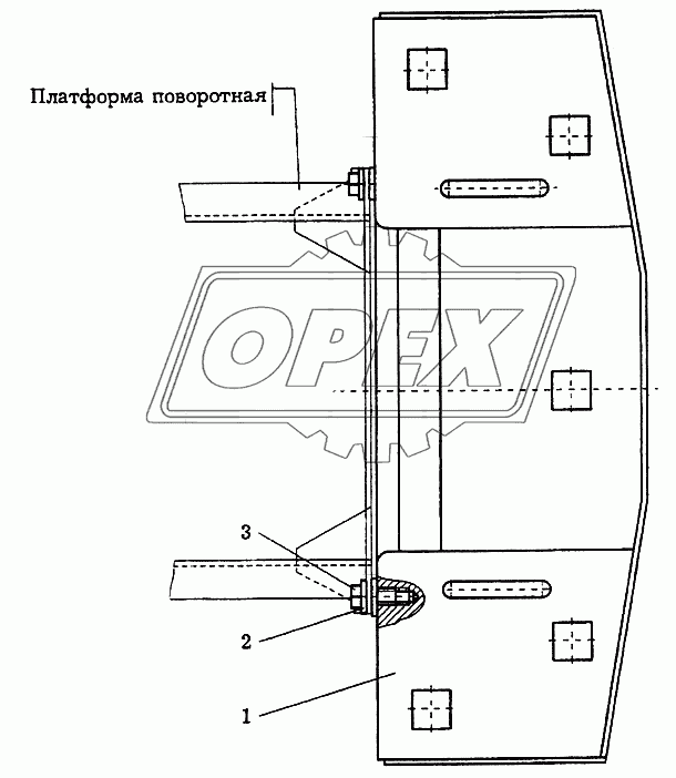 Установка противовеса KC-6973A.94.000