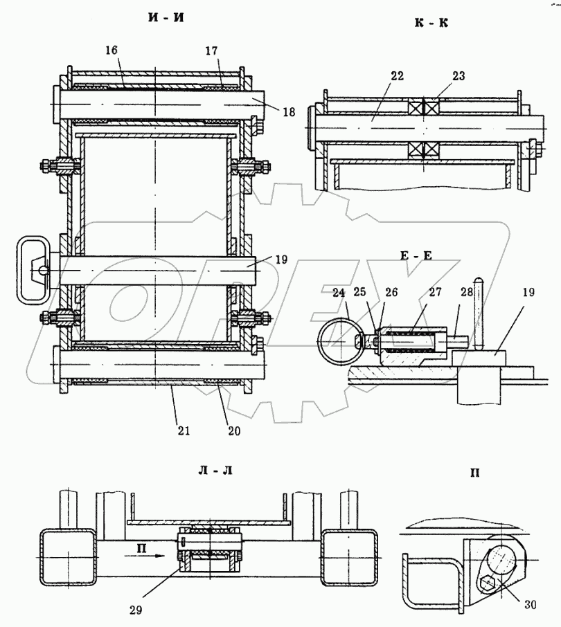 Установка гуська KC-6973A.62.000