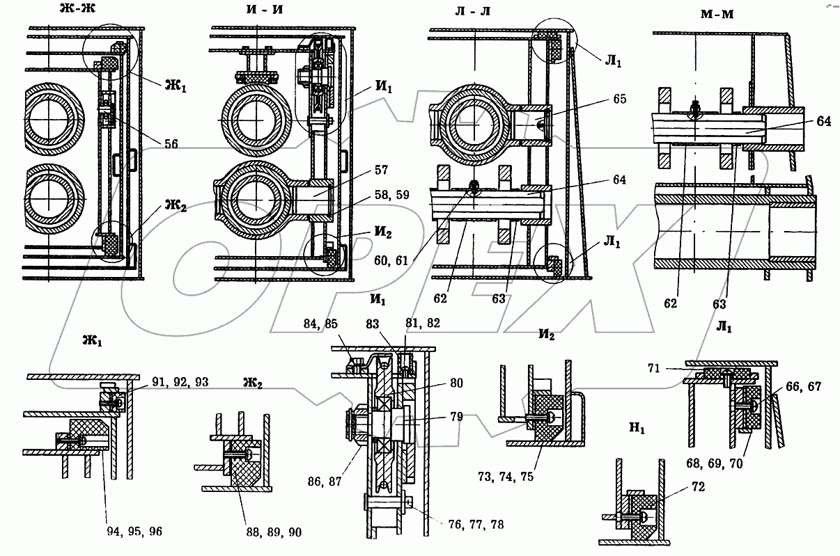 Стрела телескопическая КС-6973.63.100