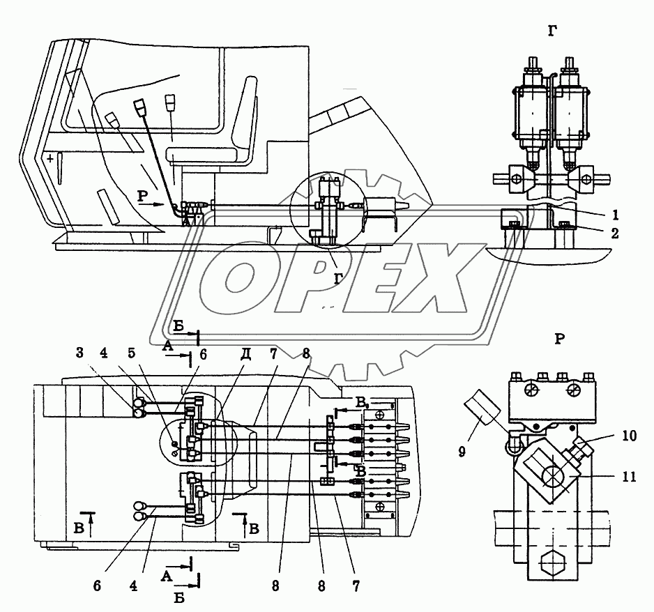 Приводы управления крановыми операциями KC-6973A70.000 1