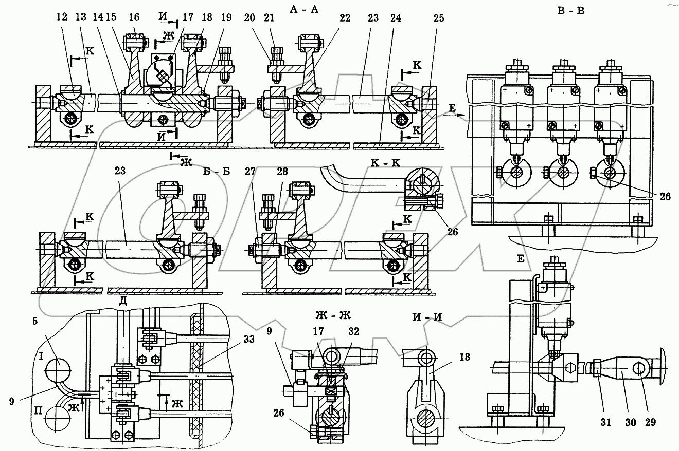 Приводы управления крановыми операциями KC-6973A70.000