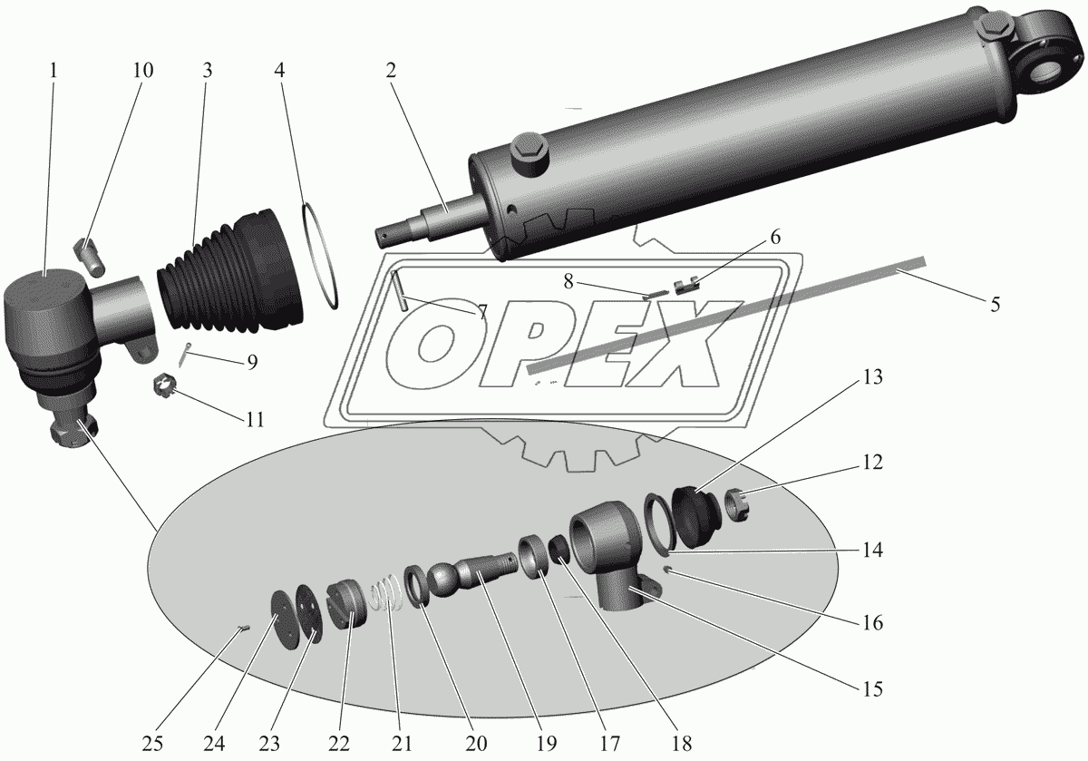 Цилиндр 151-3405005 (до сентября 2006г.)