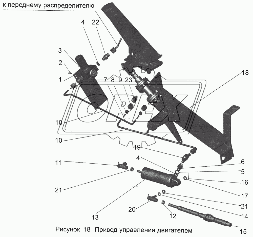 Привод управления двигателем 104-1108002-31,104-1108002-60