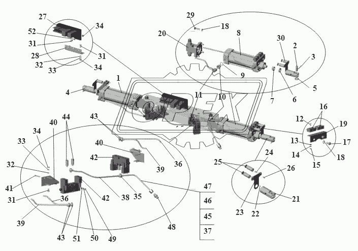 Привод дверей 103-6108201