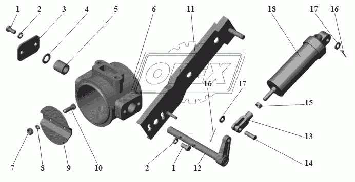 Заслонка 101-3570010