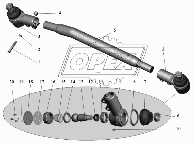 Тяга 104-3003010