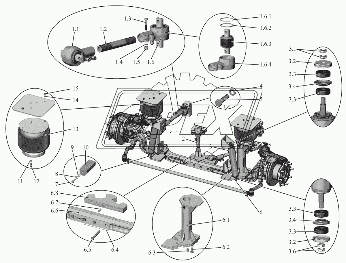 Подвеска передняя 206060-2900001