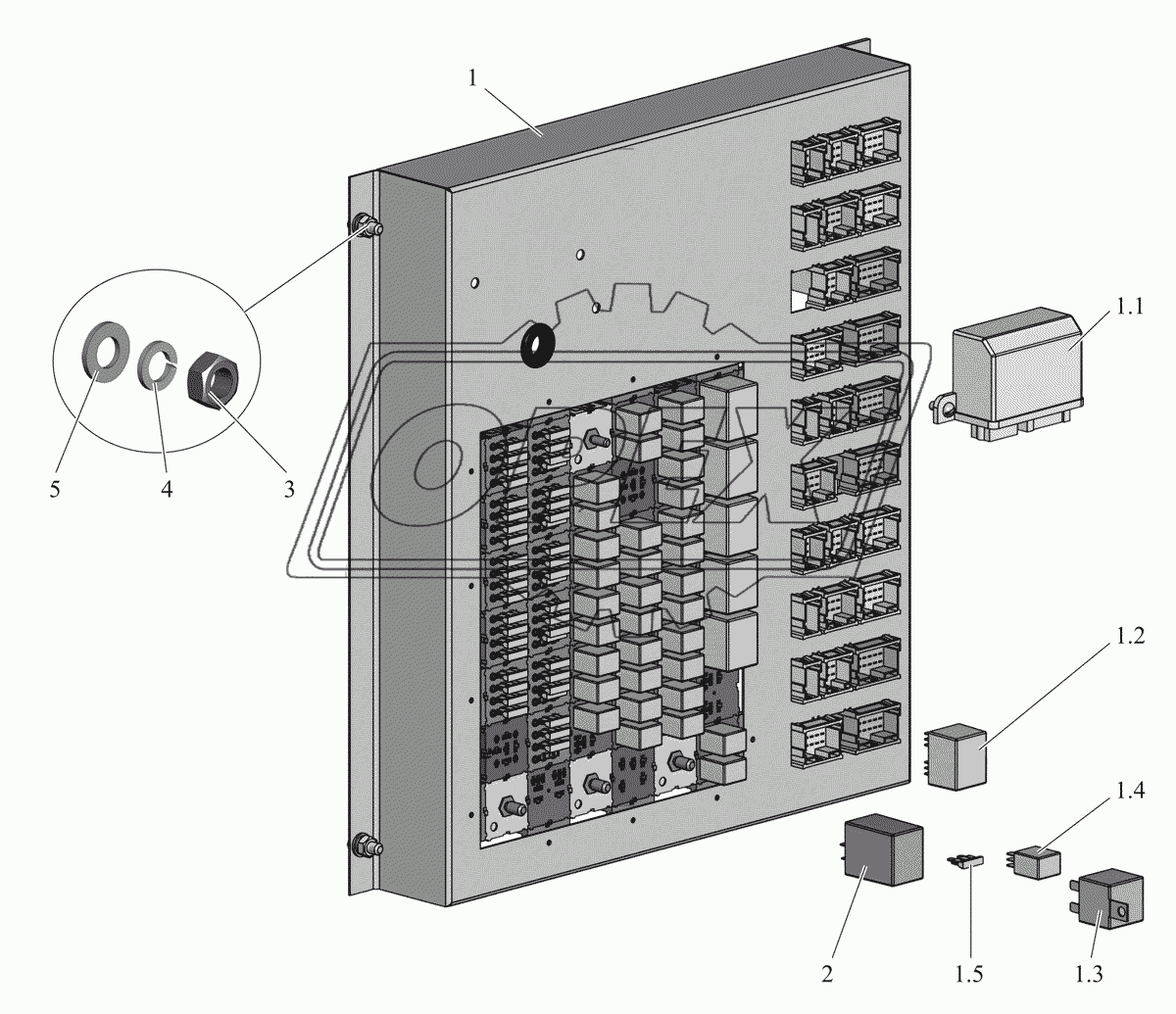 Установка блока коммутации 206065-3700010