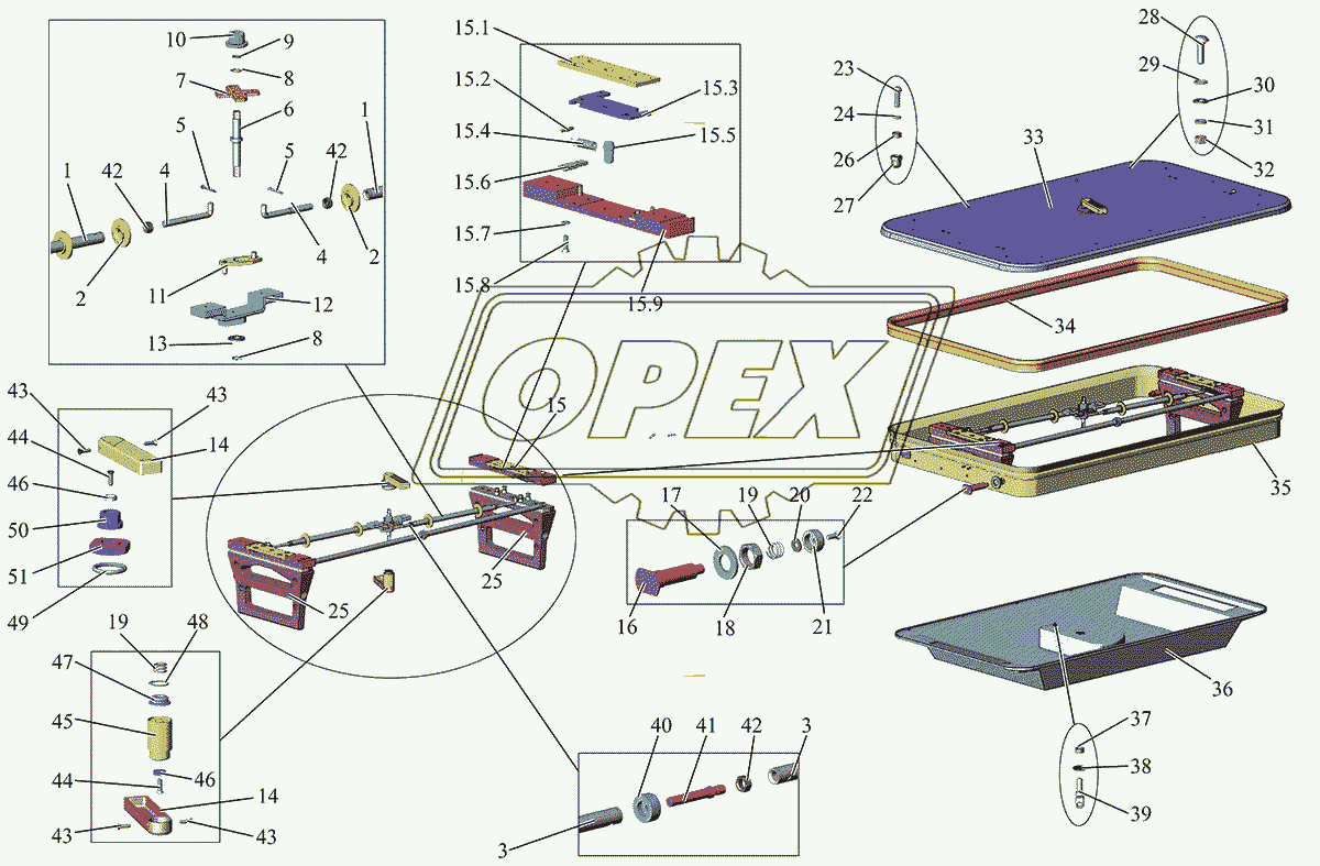 Люк аварийно-вентиляционный 151-5713010