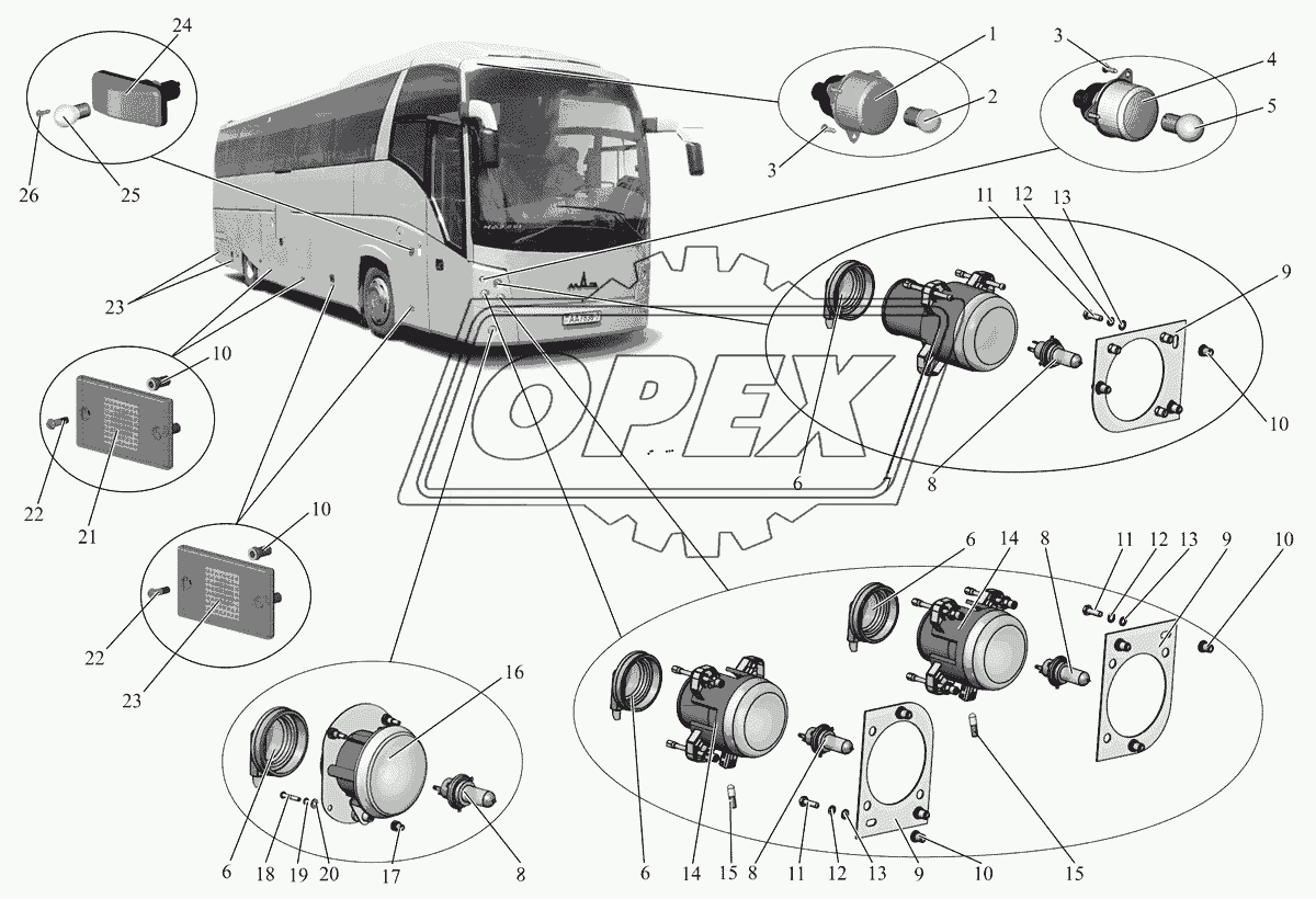 Установка наружной светотехники 1
