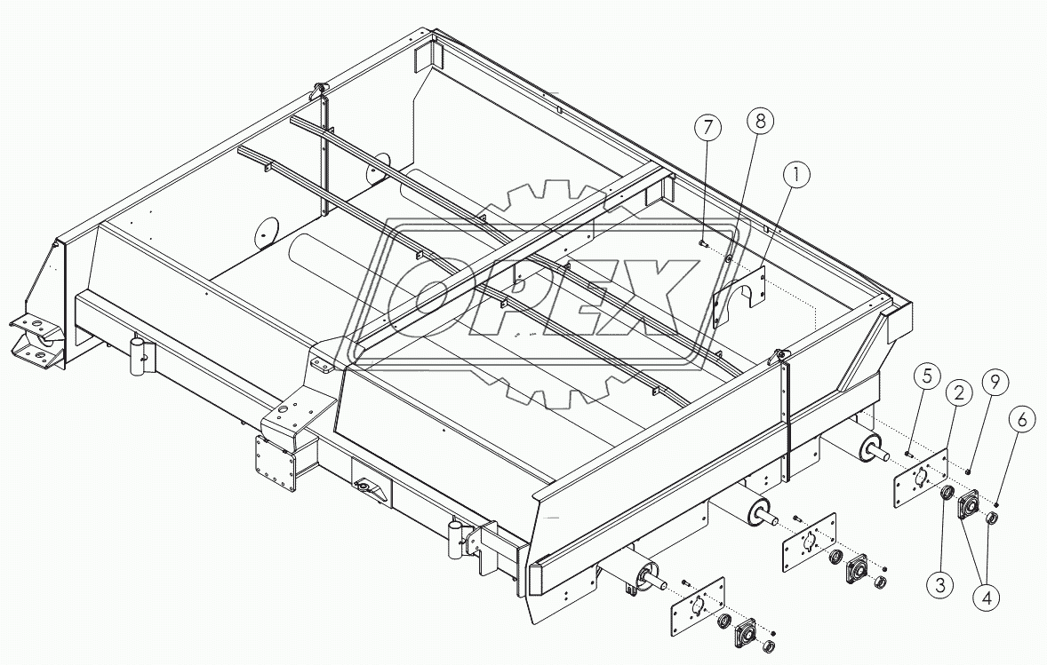 FLAIL TUBE MOUNTING