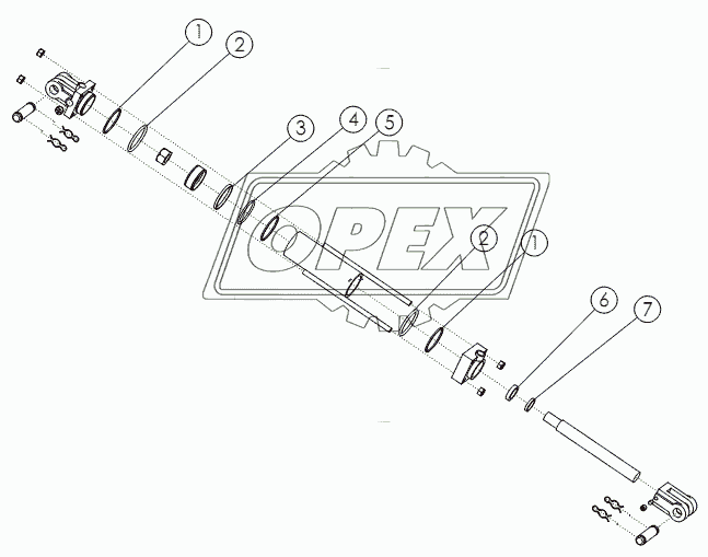 HYDRAULIC CYLINDER: 2X6 №58888