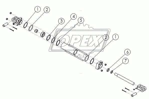 HYDRAULIC CYLINDER: 3 X 8 №63499