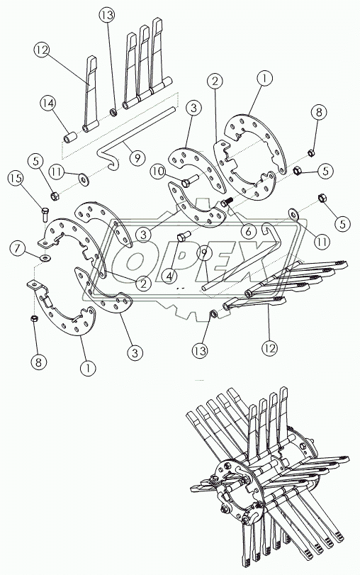 FLAILS ON №2 DRUM