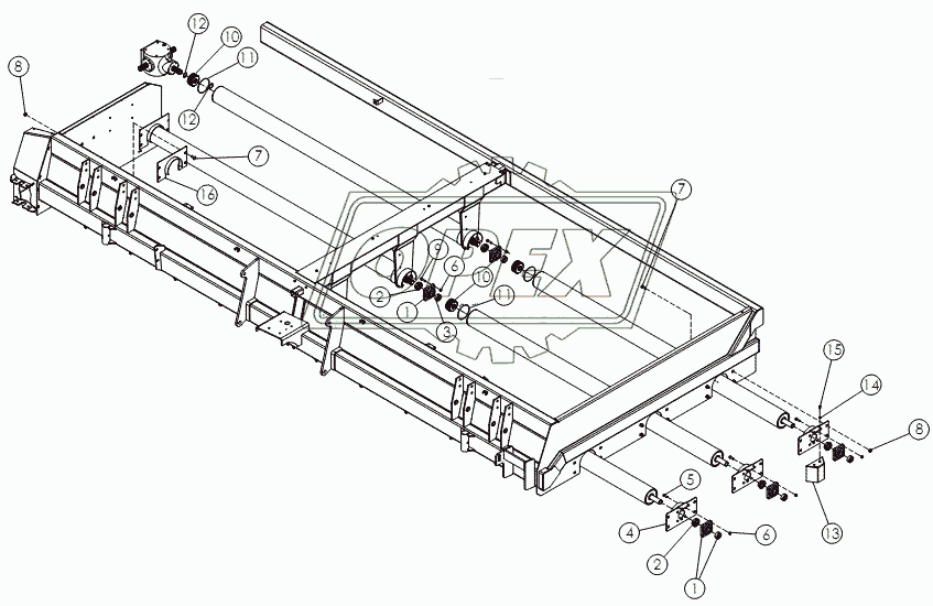 FLAIL TUBE MOUNTING