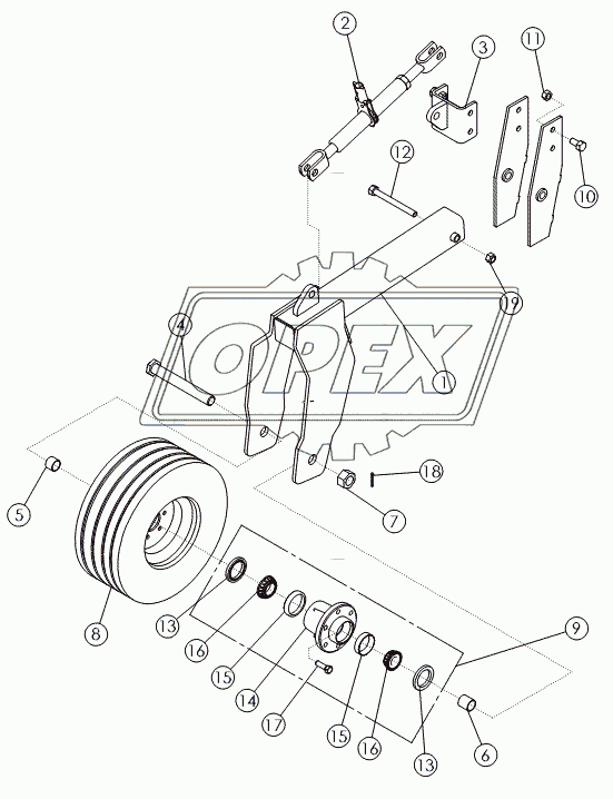 FRONT STABILIZER STRUT (OPTIONAL)