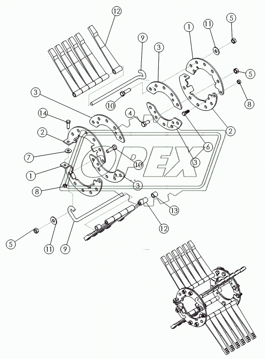 RUBBER FLAILS ON №1 DRUM FORWARD 22