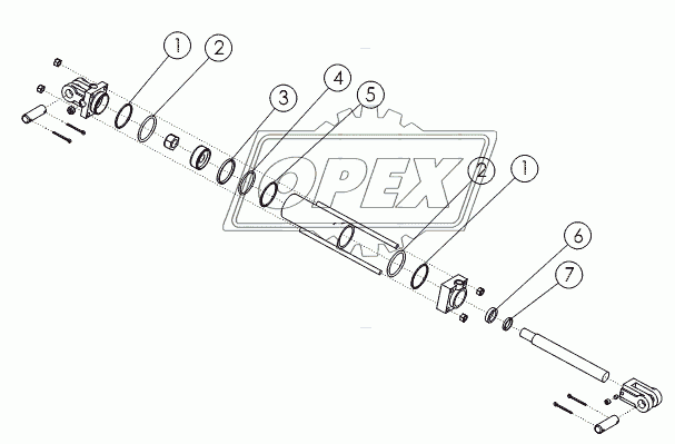 HYDRAULIC CYLINDER: 3X8 №63499