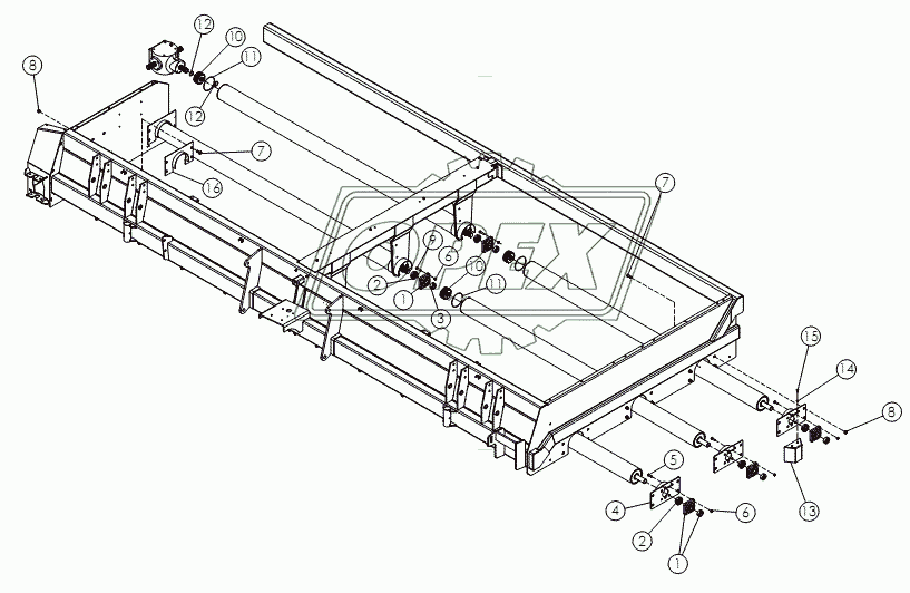 FLAIL TUBE MOUNTING