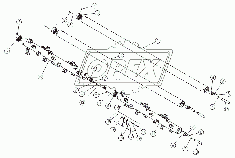 FLAIL T UBE ASSEMBLY