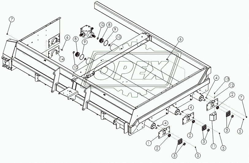 FLAIL TUBE MOUNTING