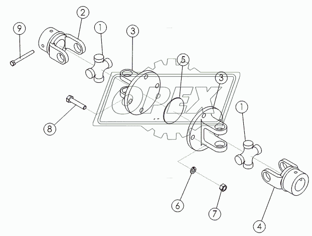 COUPLER - UNIVERSAL JOINT №68443