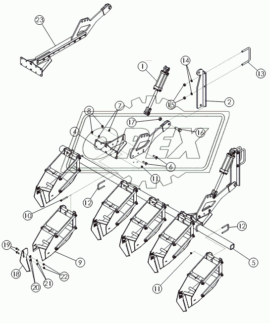 SCALPER BAR ASSEMBLY