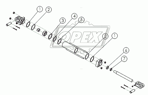 HYDRAULIC CYLINDER: 3 X 8 №63499