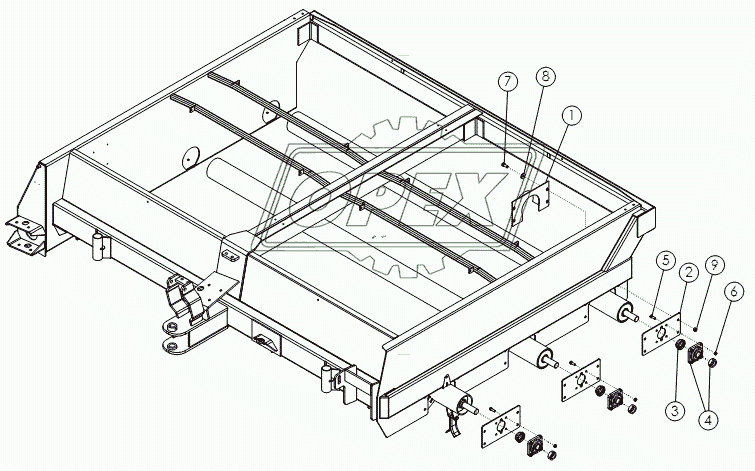 FLAIL TUBE MOUNTING