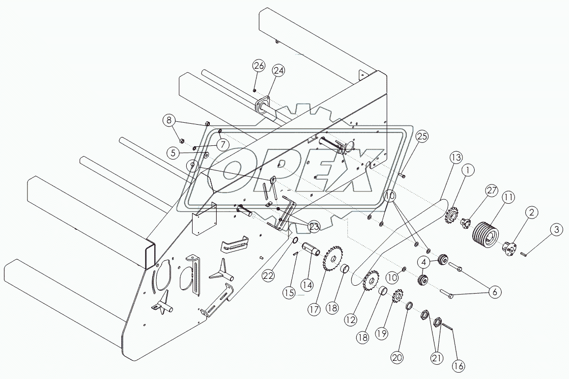 MAIN DRIVE - SIDE COMPONENTS