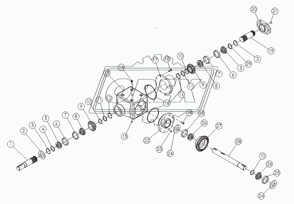 GEARBOX (1.81:1) №62015