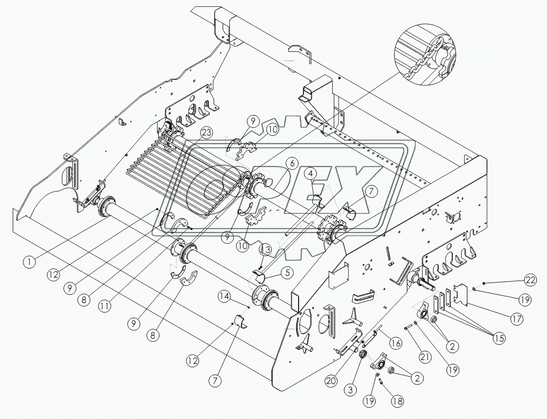 APRON SHAFT