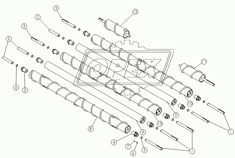 REAR CLEANING ROLLS