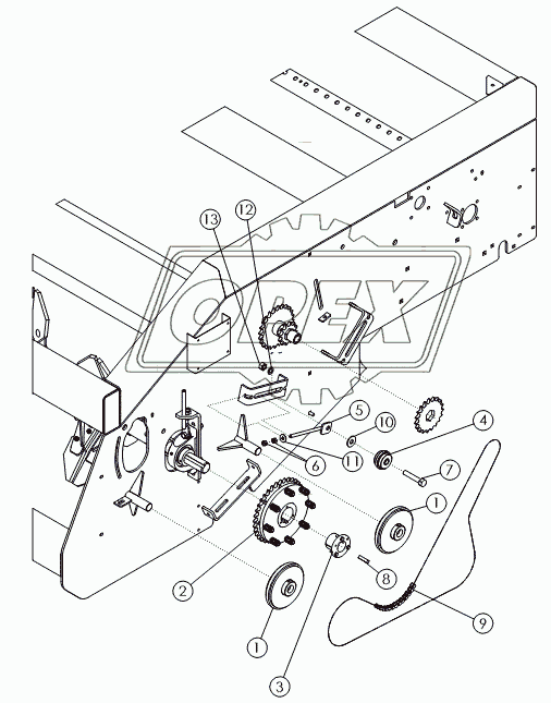 PADDLE SHAFT DRIVE