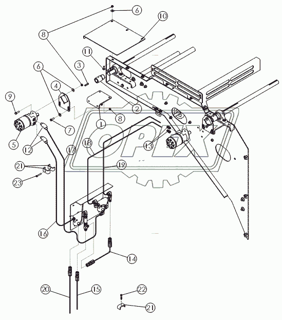 REAR SCRUB DRIVE