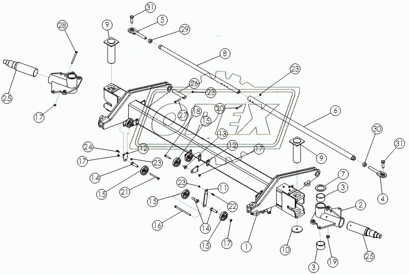 STEERABLE STRUT ASSEMBLY