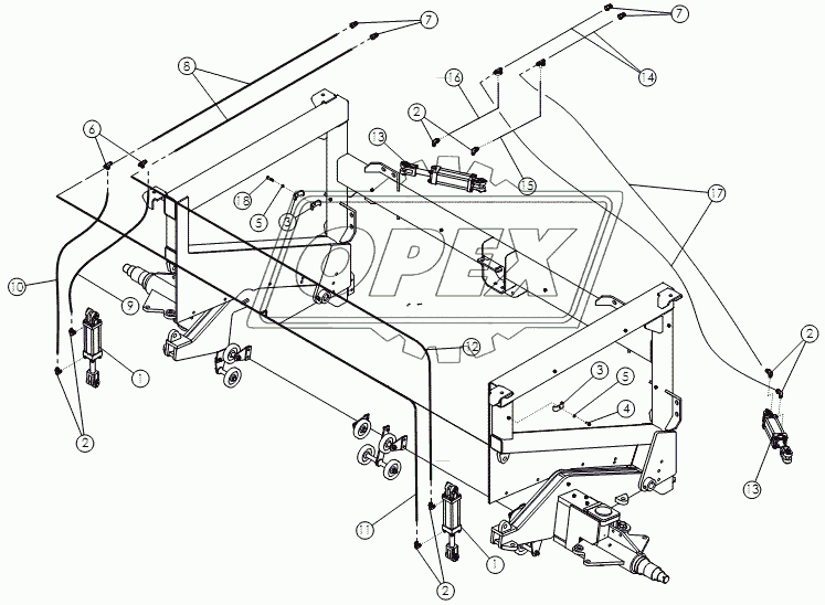 STEERABLE STRUT HYDRAULICS