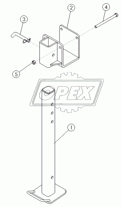 HARVESTER STAND №63397 (OPTIONAL)