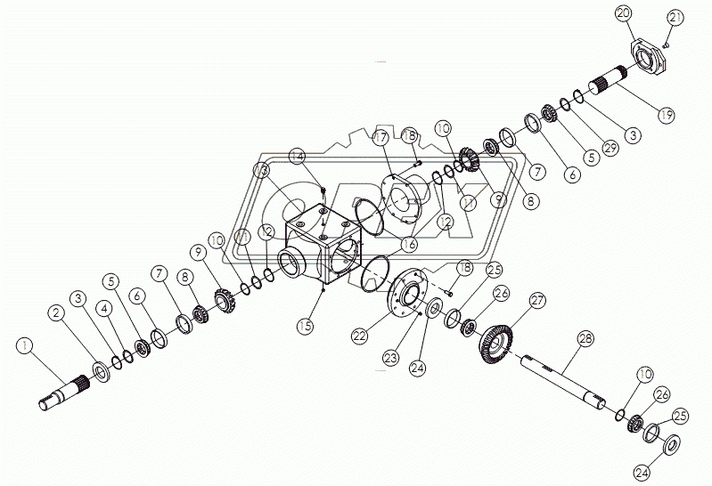 GEARBOX (1.81:1) №62015