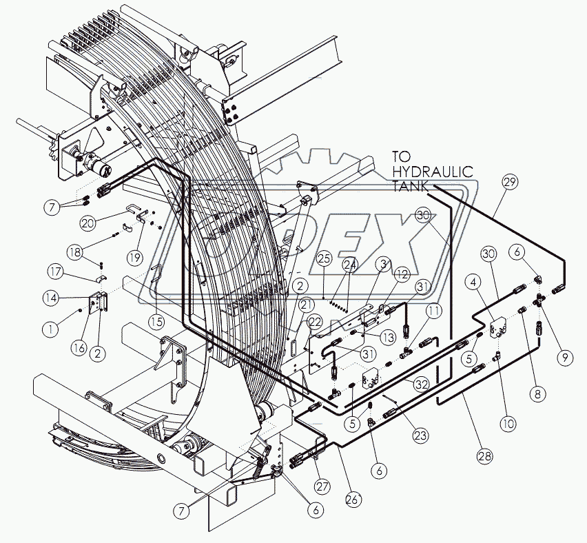 SELF-CONTAINED HYDRAULIC SYSTEM