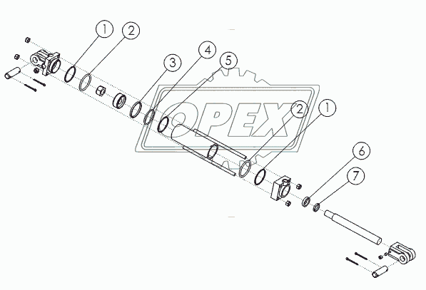 HYDRAULIC CYLINDER, 4X10 №62082