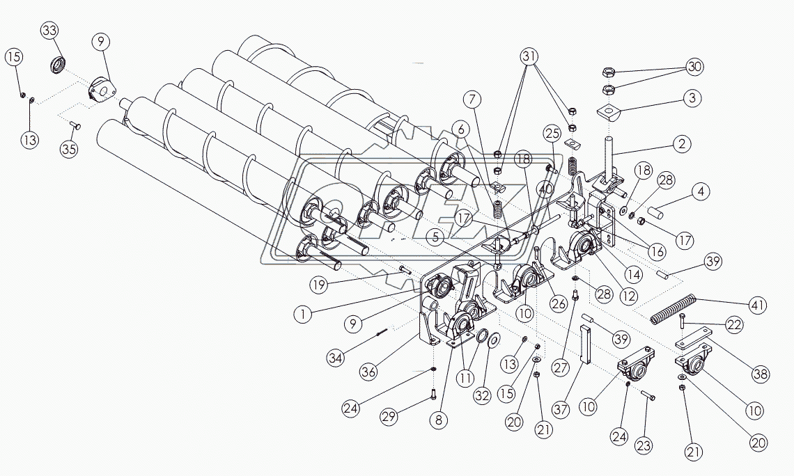 CLEANING ROLL MOUNTING PACKAGE